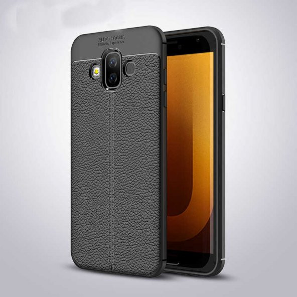 Samsung Galaxy J7 Duo Kılıf Focus Derili Kamera Korumalı Silikon Kılıf - 2