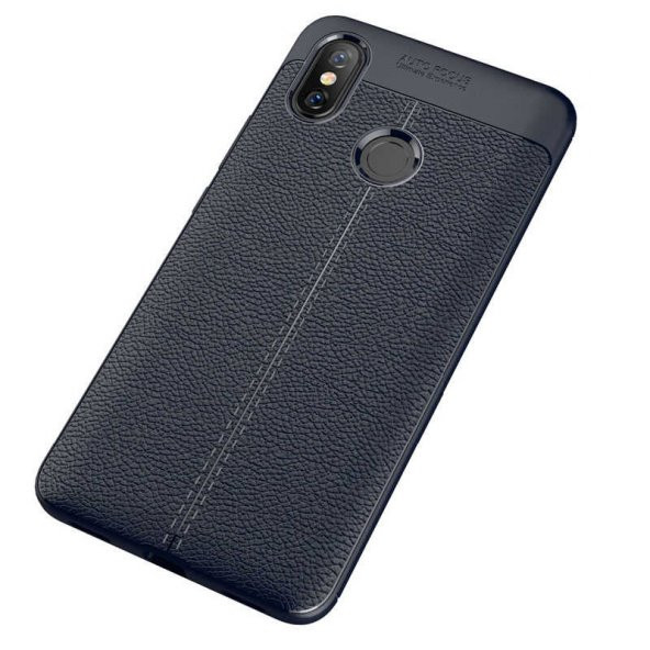 Xiaomi Mi Max 3 Kılıf Focus Derili Kamera Korumalı Silikon Kılıf - 1