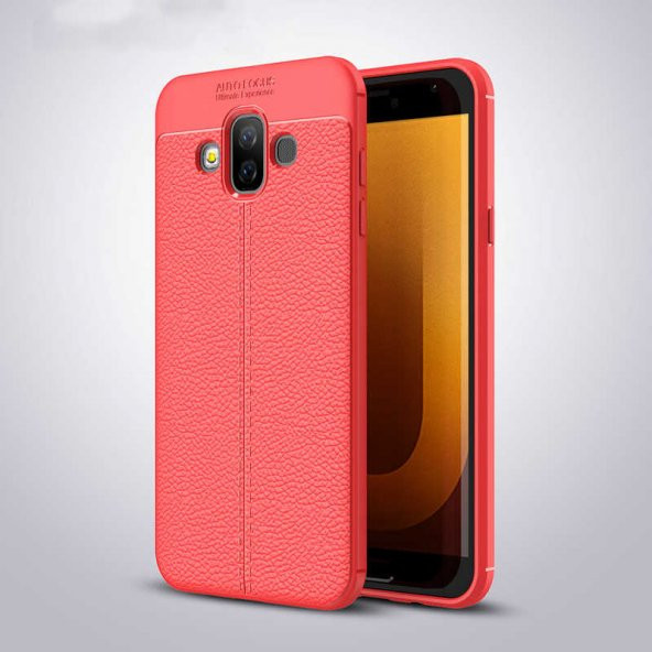 Samsung Galaxy J7 Duo Kılıf Focus Derili Kamera Korumalı Silikon Kılıf - 3