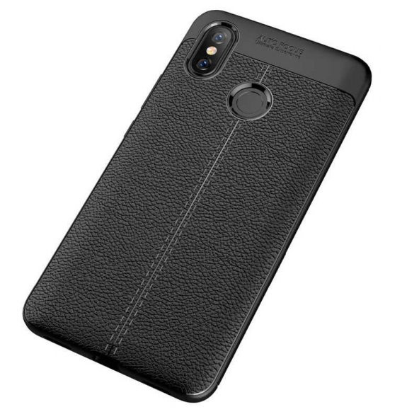 Xiaomi Mi Max 3 Kılıf Focus Derili Kamera Korumalı Silikon Kılıf - 2