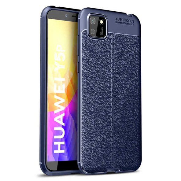 Huawei Y5P Kılıf Focus Derili Kamera Korumalı Silikon Kılıf