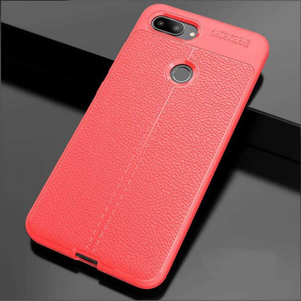 Xiaomi Mi 8 Lite Kılıf Focus Derili Kamera Korumalı Silikon Kılıf - 3