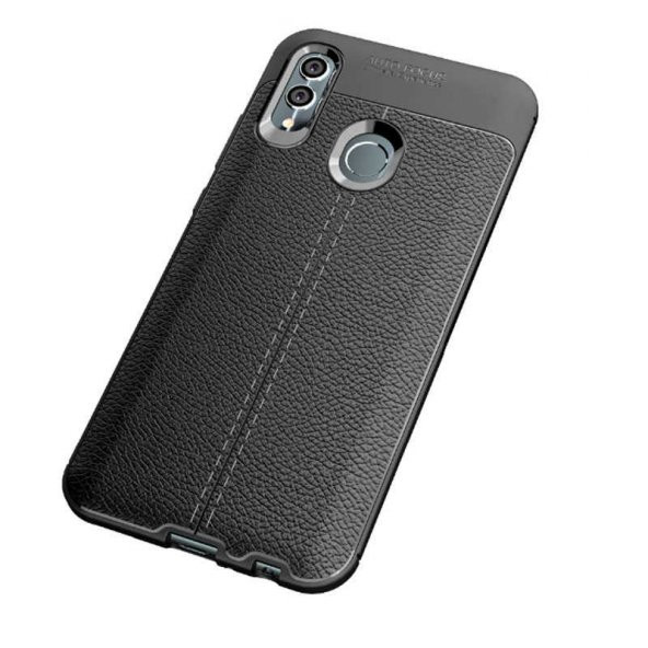 Huawei P Smart 2019 Kılıf Focus Derili Kamera Korumalı Silikon Kılıf - 2
