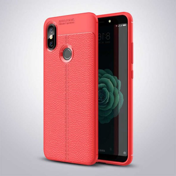 Xiaomi Mi 8 SE Kılıf Focus Derili Kamera Korumalı Silikon Kılıf - 3