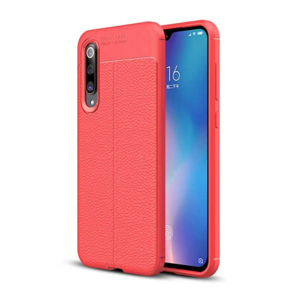 Xiaomi Mi 9 Kılıf Focus Derili Kamera Korumalı Silikon Kılıf - 3