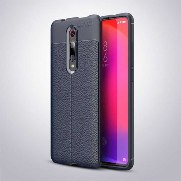 Xiaomi Mi 9T Kılıf Focus Derili Kamera Korumalı Silikon Kılıf - 1