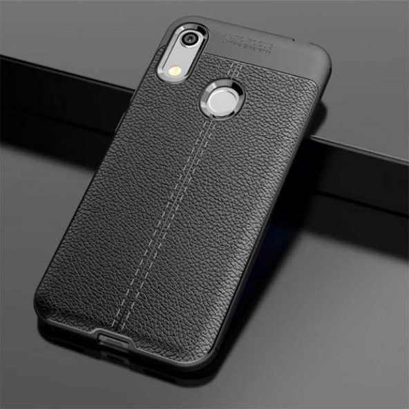 Huawei Y6S 2019 Kılıf Focus Derili Kamera Korumalı Silikon Kılıf - 2