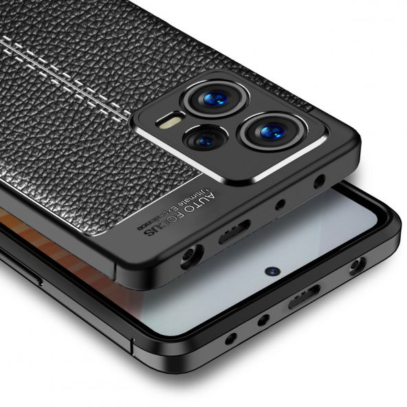 Huawei Y6S 2019 Kılıf Focus Derili Kamera Korumalı Silikon Kılıf - 5