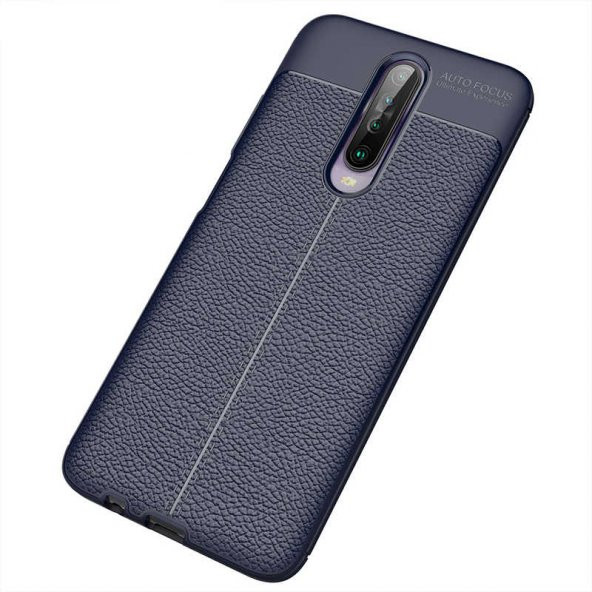 Xiaom Redmi K30 Kılıf Focus Derili Kamera Korumalı Silikon Kılıf ürün görseli