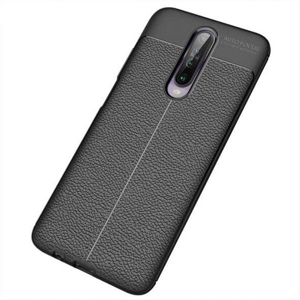 Xiaom Redmi K30 Kılıf Focus Derili Kamera Korumalı Silikon Kılıf - Resim 2