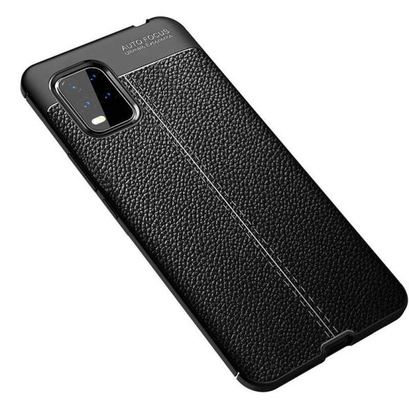Xiaomi Mi 10 Lite Kılıf Focus Derili Kamera Korumalı Silikon Kılıf - 2