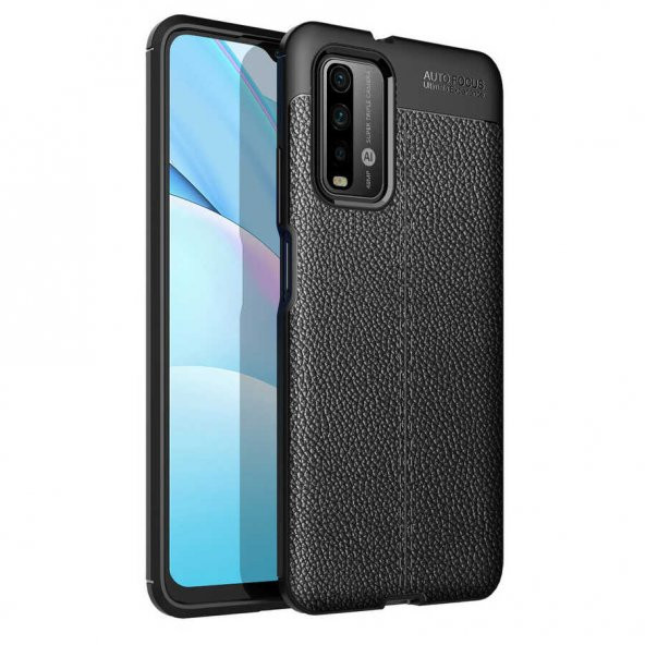 Xiaomi Redmi 9T Kılıf Focus Derili Kamera Korumalı Silikon Kılıf - 2