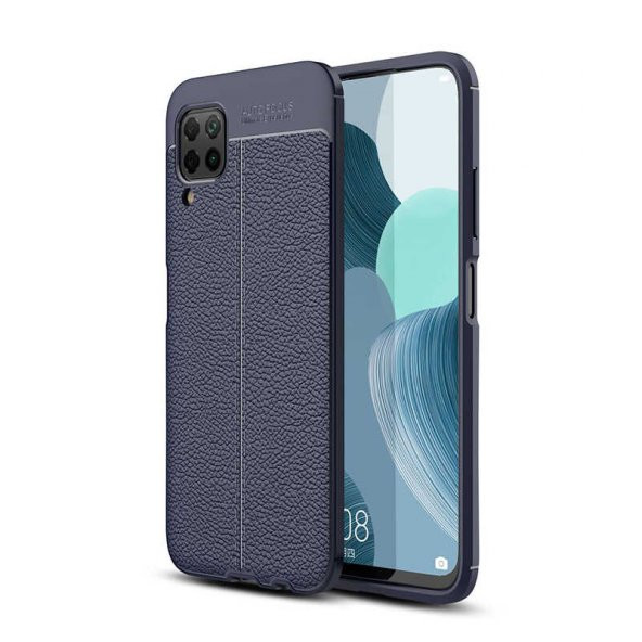 Huawei P40 Lite Kılıf Focus Derili Kamera Korumalı Silikon Kılıf - 1