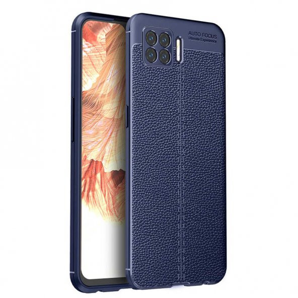 Oppo A73 Kılıf Focus Derili Kamera Korumalı Silikon Kılıf - 1