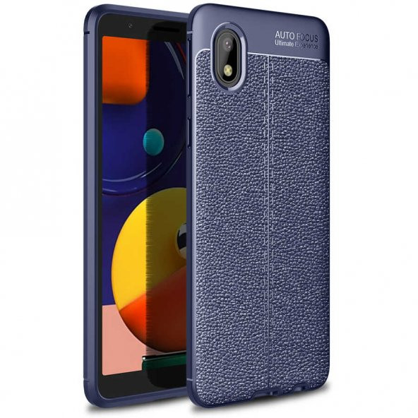 Samsung Galaxy A01 Core Kılıf Focus Derili Kamera Korumalı Silikon Kılıf - 1
