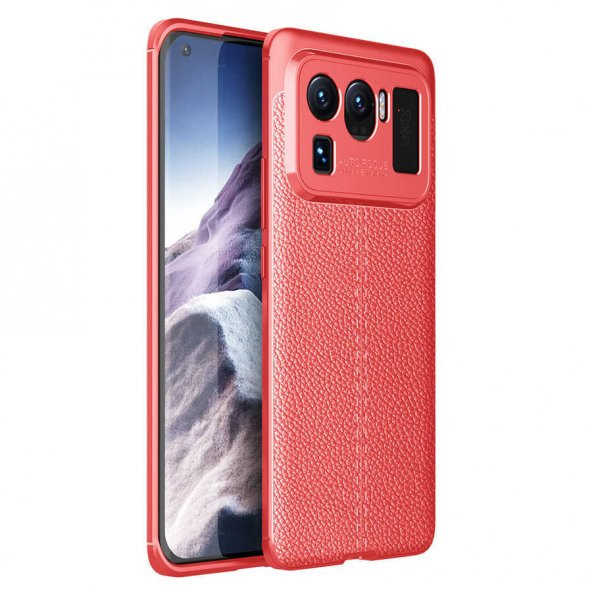 Xiaomi Mi 11 Ultra Kılıf Focus Derili Kamera Korumalı Silikon Kılıf - 3