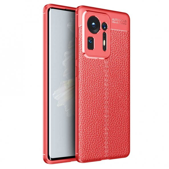 Xiaomi Mi Mix 4 Kılıf Focus Derili Kamera Korumalı Silikon Kılıf - 3