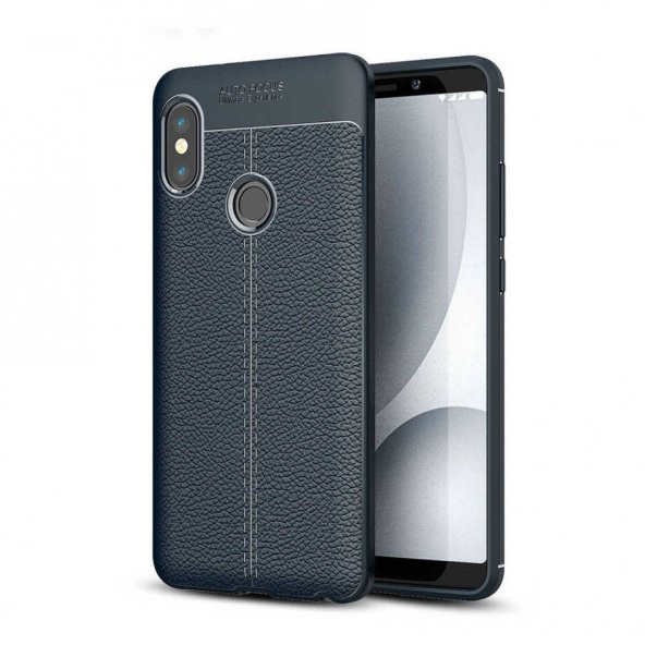 Xiaomi Redmi Note 5 Pro Kılıf Focus Derili Kamera Korumalı Silikon Kılıf - 1