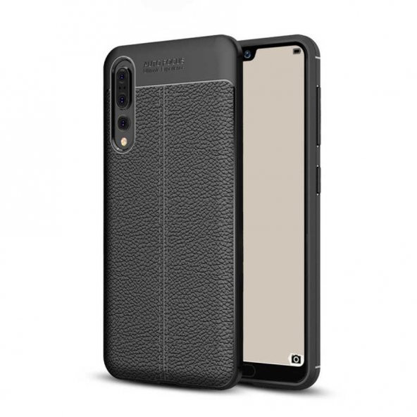 Huawei P20 Pro Kılıf Focus Derili Kamera Korumalı Silikon Kılıf - 2