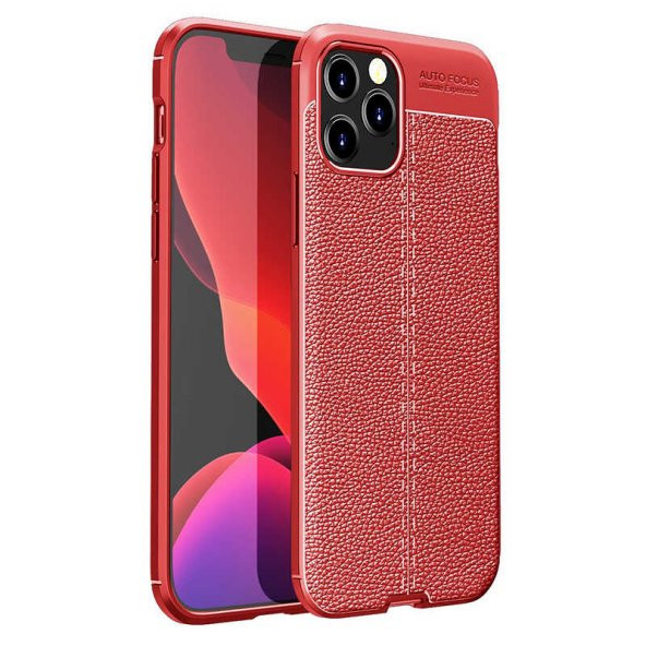 Apple iPhone 12 Pro Kılıf Focus Derili Kamera Korumalı Silikon Kılıf - 3