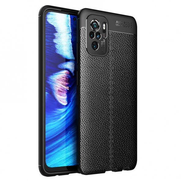 Xiaomi Redmi Note 10 Kılıf Focus Derili Kamera Korumalı Silikon Kılıf - 2