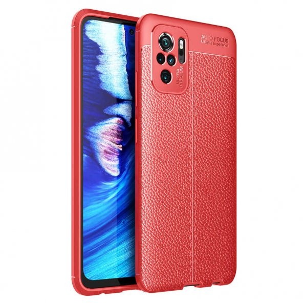 Xiaomi Redmi Note 10 Kılıf Focus Derili Kamera Korumalı Silikon Kılıf - 3