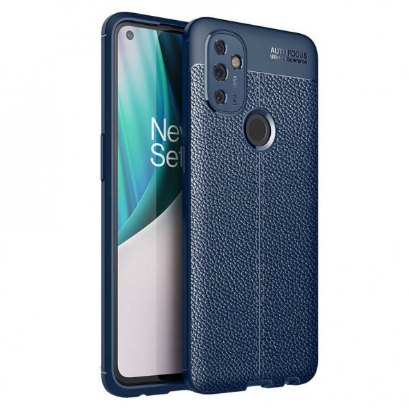 One Plus Nord N100 Kılıf Focus Derili Kamera Korumalı Silikon Kılıf