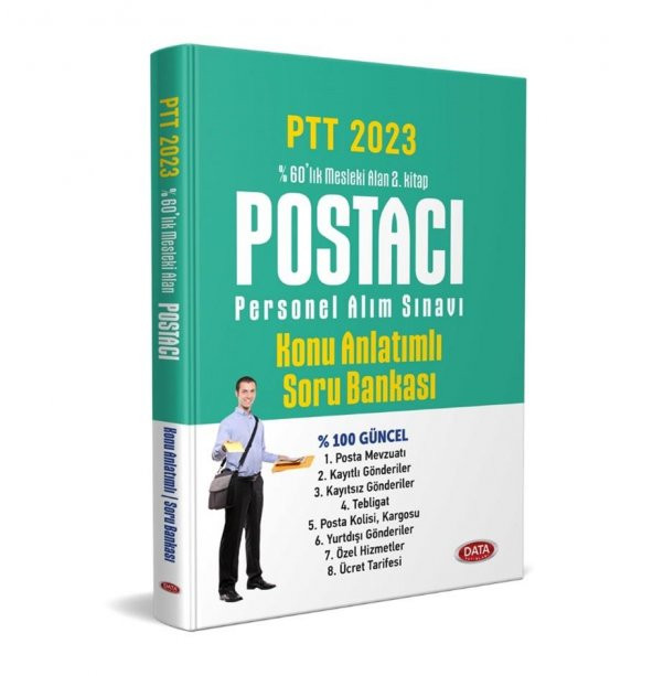 2023 PTT Postacı Personel Alımı Mesleki Alan 2. Kitap Konu Anlatımlı Soru Bankası Data Yayınları