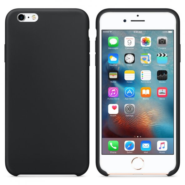 IPHONE 6 PLUS  RUBBER SİLİKON KILIF ARKA KAPAK