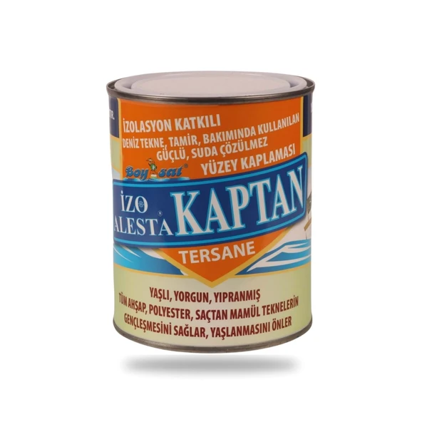 İzo Alesta Kaptan İzolasyon Katkılı Güçlü Suda Çözülmez Deniz Tekne Yüzey Kaplaması 2.5 Kg ürün görseli 1