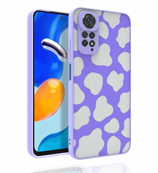 Xiaomi Redmi Note 11 Global Kılıf Desenli Kamera Korumalı Parlak Zore Nora Kılıf - 7