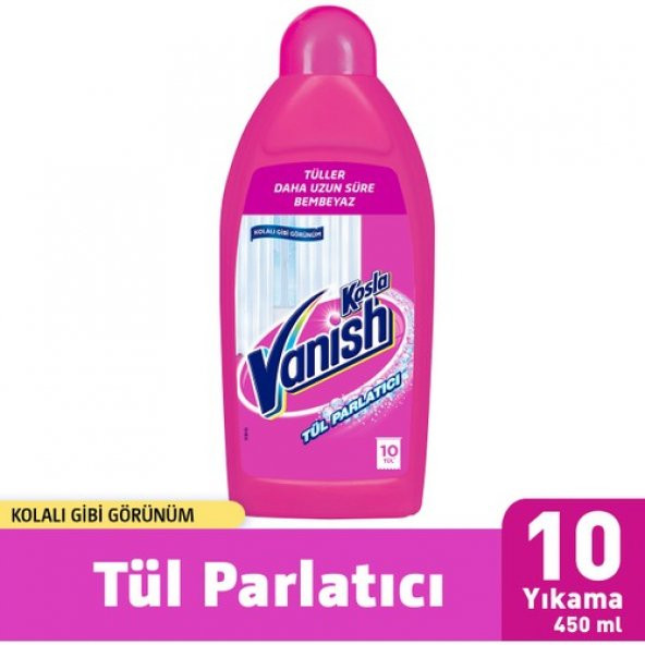 Vanish Kosla Tül Temizleyici Toz 450gr + Parlatıcı 450 ml - 4