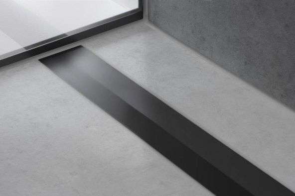 Hansgrohe RainDrain Flex Duş Kanalı 70 cm Kesilebilir Satin Siyah + İç Set - 3