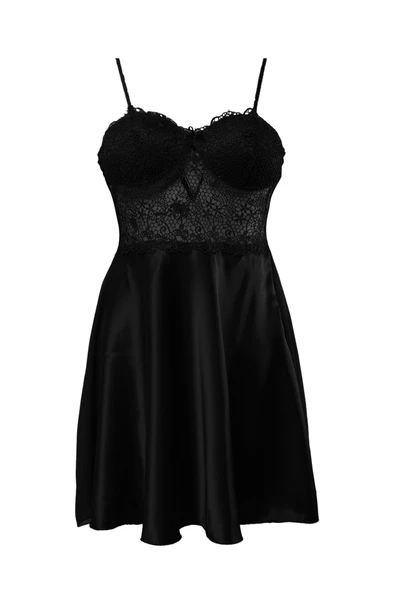 Pierre Cardin 6 Lı Saten Gecelik Çeyiz Takım Siyah