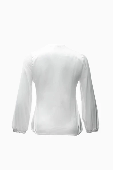 Pierre Cardin 6 Lı Saten Gecelik Çeyiz Takım Ekru - 6