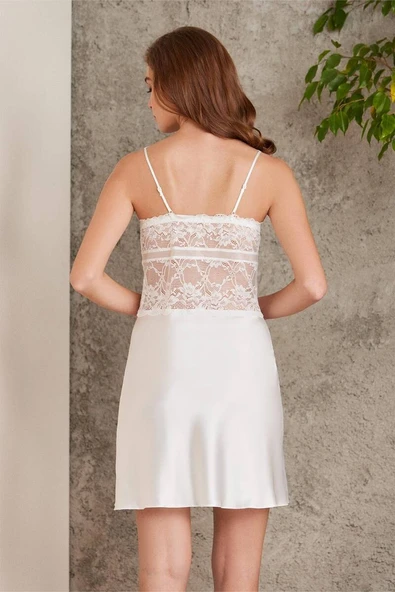 Pierre Cardin 4lü Gecelik Çeyiz Takım Ekru - 3