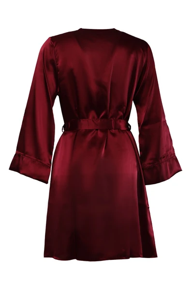 Pierre Cardin 4lü Gecelik Çeyiz Takım Bordo - 7