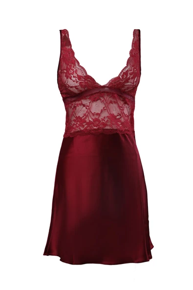 Pierre Cardin 4lü Gecelik Çeyiz Takım Bordo - 4