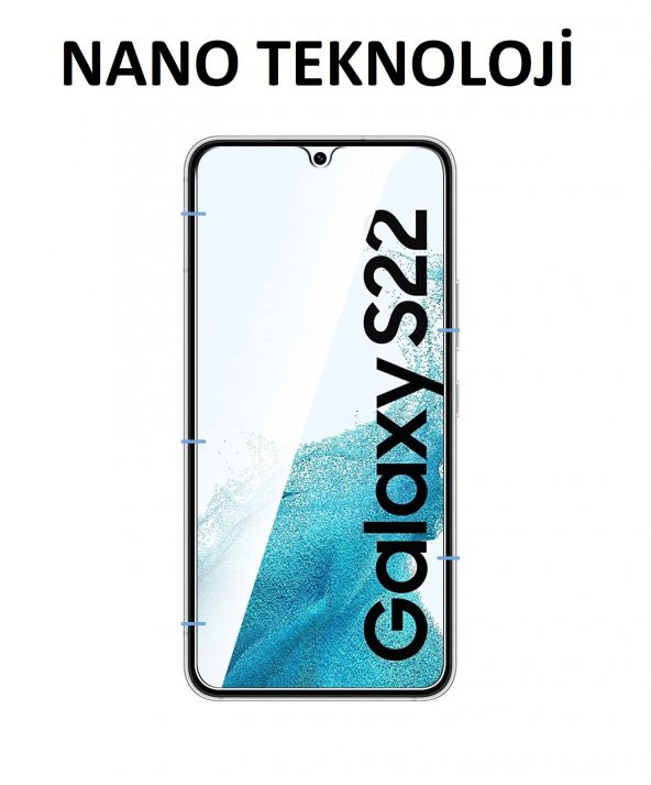 Samsung Galaxy S22 Nano Ekran Koruyucu Kırılmaz Cam - Ultra İnce