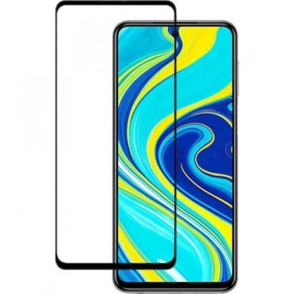 Xiaomi Redmi Note 9 Pro Kırılmaz Cam Tam Kaplayan Ekran Koruyucu - Siyah