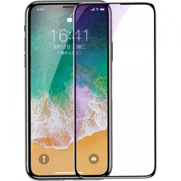 iPhone X Ekran Koruyucu Parmak İzi Bırakmayan Mat - Siyah