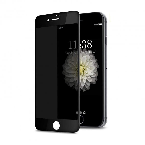 iPhone 7 Ekran Koruyucu Parmak İzi Bırakmayan Mat - Siyah