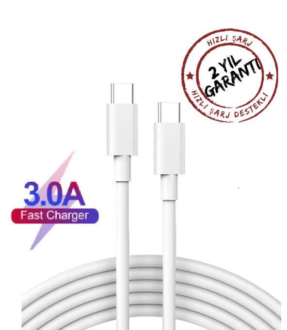 Şarj Kablosu Type-c To & Usb-c Şarj Data Aktarım Hızlı Şarj - ( Apple, Samsung, Xiaomi, Oppo, Vivo )