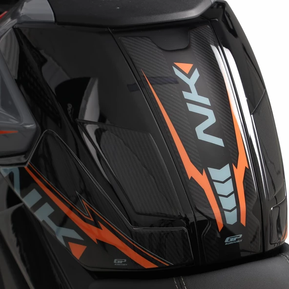 GP Kompozit CF Moto 250 NK 2023-2024 Uyumlu Tank Pad Seti Turuncu - 3