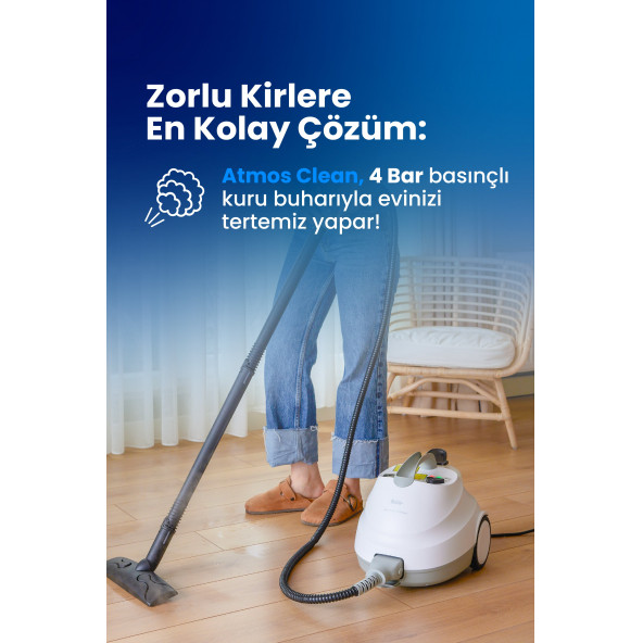 Fakir Atmos Clean Buharlı Temizleyici - 3