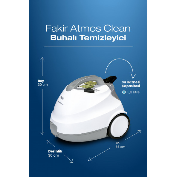Fakir Atmos Clean Buharlı Temizleyici - 6