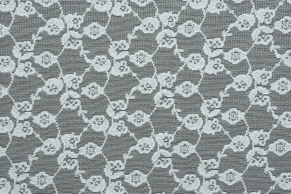 ÇİÇEK MODEL KIRIK BEYAZ RENK TEK KANAT Hazır dikilmiş Pileli Fon Perde 300*260 cm - Resim 4