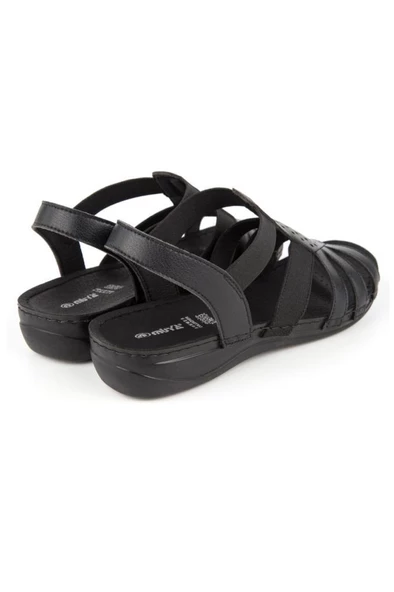 Muya Amanda 31143-001 Anatomik Kadın Sandalet Siyah 36-40 - Resim 5