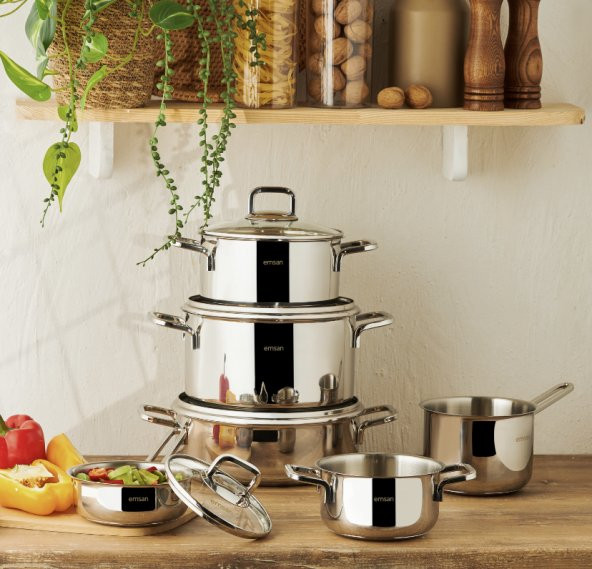 Cocinero 10 Parça Çelik Çeyiz Seti - 1
