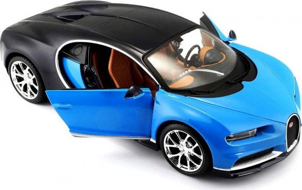 Maisto 124 Bugatti Chiron - Mavi - 2